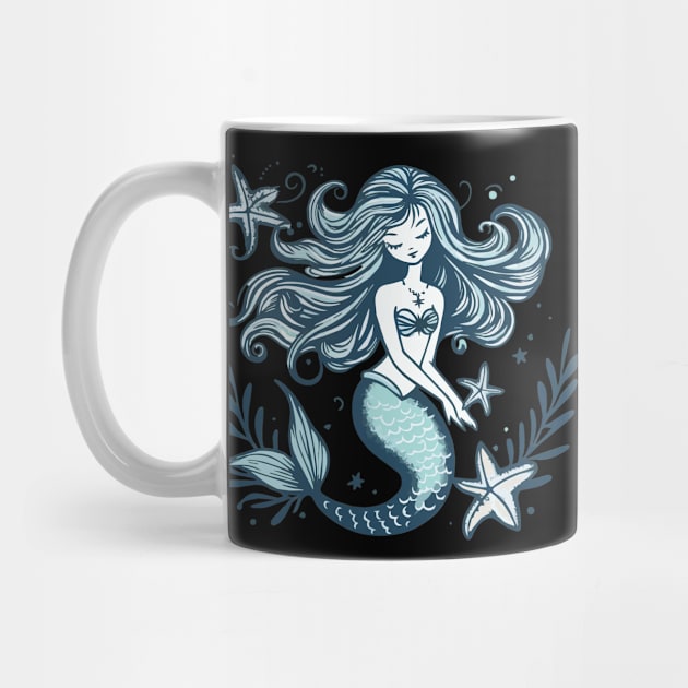 Beautiful Vintage Style Mermaid by Heartsake